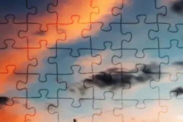 Atardecer en la Ciudad de Chihuahua. jigsaw puzzle