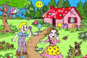 Cartoon jigsaw puzzle