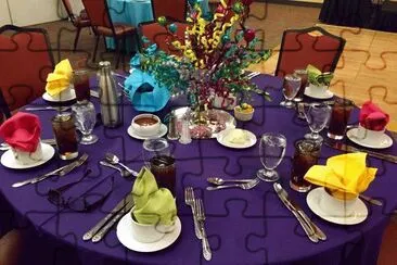 Colorful Fiesta Table Setting