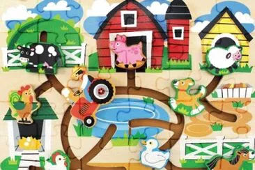 Cartoon jigsaw puzzle