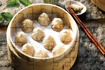 Korea   Chine Steamed Meatdumplings