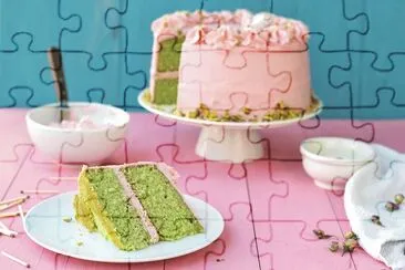 Pistachio Rosewater Cake