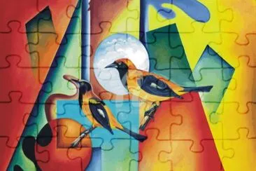 Abstract jigsaw puzzle