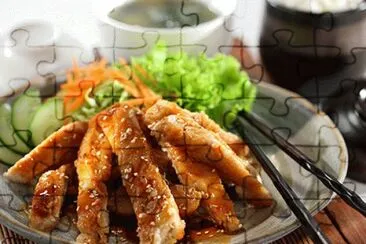 פאזל של Teriyaki Chicken