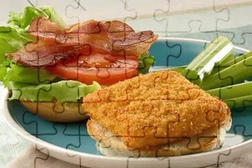 Fillet Fish   Bacon Sandwich