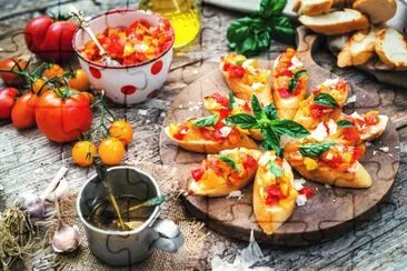 Vegetable Bruschetta