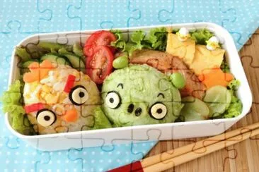 פאזל של Angry Birds Bento