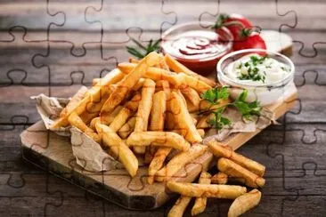 french fries jigsaw puzzle