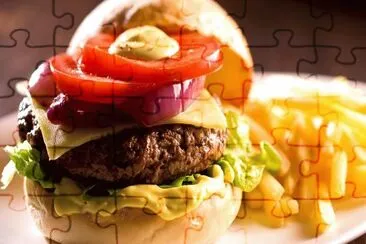 hamburger jigsaw puzzle