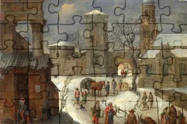 paesaggio innevato jigsaw puzzle