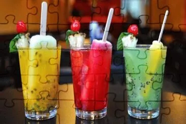 פאזל של Ice Pops Drinks