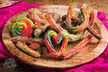 Rainbow Churros