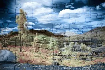 Scotland Trossachs Infrared jigsaw puzzle