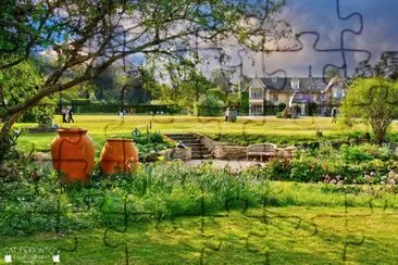 English Country garden jigsaw puzzle