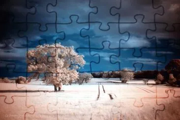 Farm fields infrared jigsaw puzzle