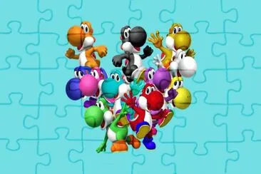 album contenant des puzzles de Yoshis