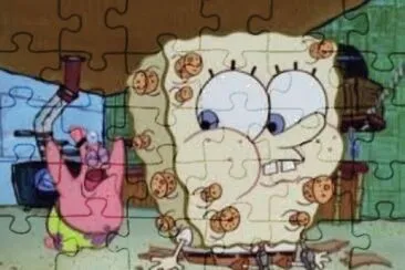 bob esponja enfermo jigsaw puzzle