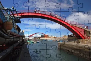 Zhuwei Fishing Port Taoyuan Taiwan jigsaw puzzle