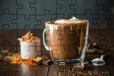 chocolate jigsaw puzzle