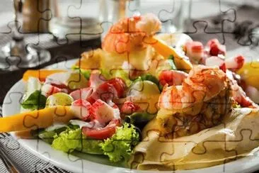 Seafood Crepe