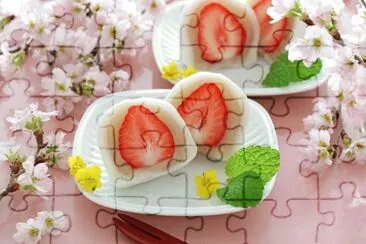 Strawberry  Mochi