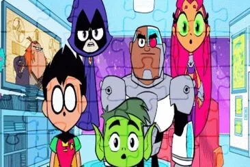 פאזל של teen titans go