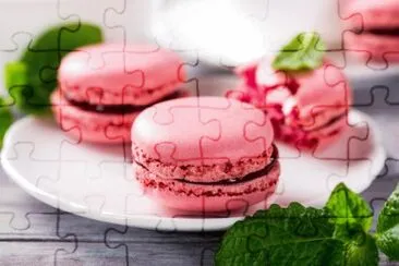 Raspberry Macaron