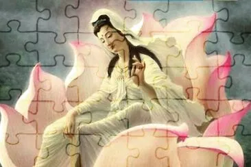 deusa kuan in jigsaw puzzle