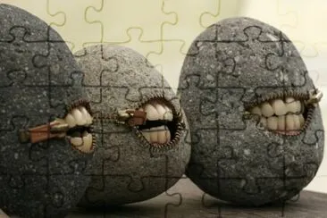 biting rocks jigsaw puzzle