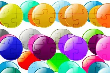 Boules colorÃ©es jigsaw puzzle