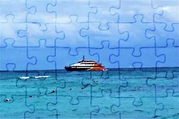 Transbordador en Playa del Carmen, Quintana Roo. jigsaw puzzle