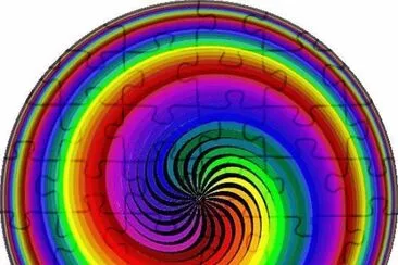 פאזל של Colorful Spiral