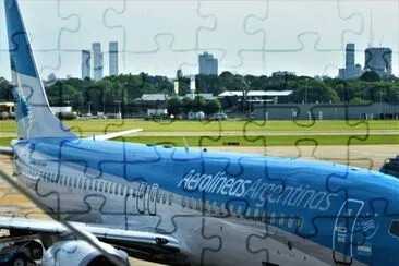 Aeropuerto de Buenos Aires, Argentina. jigsaw puzzle