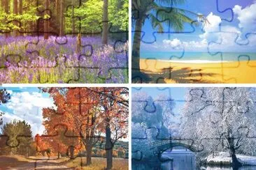 4 seasons jigsaw puzzle