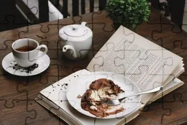 Cake and Tea jigsaw puzzle