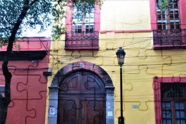 פאזל של Casa antigua en CoyoacÃ¡n, Ciudad de MÃ©xico.