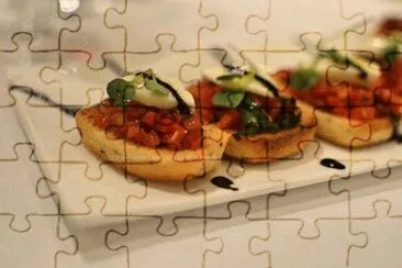 Food jigsaw puzzle