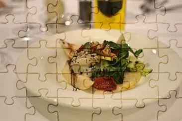 Food jigsaw puzzle