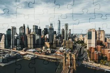 a jigsaw puzzle