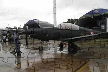 Old war airplane of Mexican air force