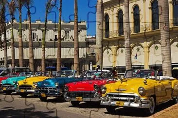 פאזל של Cuban Cars