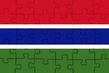 Gambia Flag jigsaw puzzle