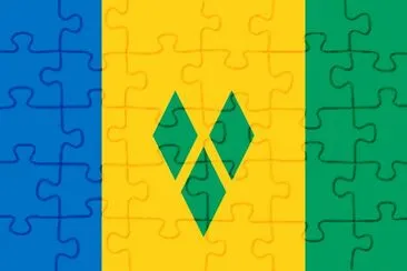 San Vincent Flag jigsaw puzzle