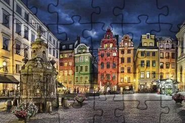 Plaza Stortoget jigsaw puzzle