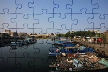 Fangliao Fishing port jigsaw puzzle