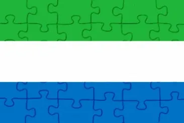 Sierra Leona Flag jigsaw puzzle