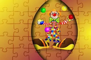 Clown jigsaw puzzle