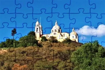 Templo en Cholula, Puebla.