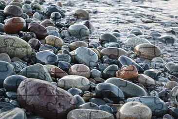 Beach stones jigsaw puzzle