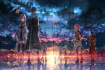 sword art online jigsaw puzzle